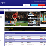 Skybet football homepage from new website